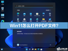 Win11怎么打开PDF文件？