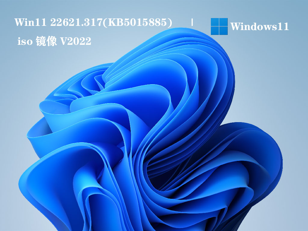 Win11 22621.317(KB5015885) iso镜像 V2022