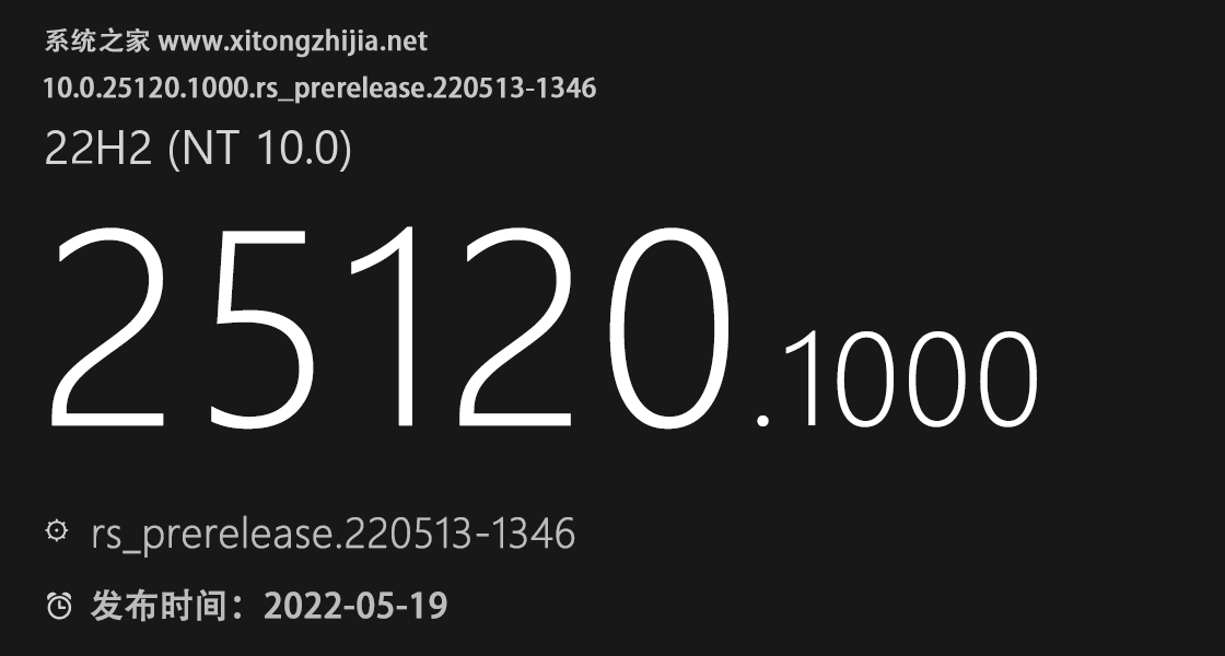 Win11 25120.1010 (ni_release)官方原版镜像 V2022.05