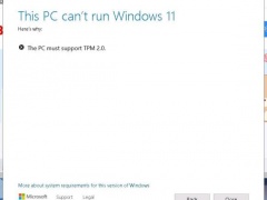 windows11预览版提示“The PC must support TPM 2.0”无法安装怎么办？