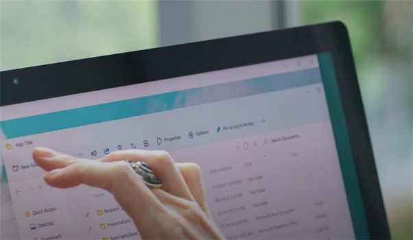 win11文件管理器升级 全新的ui优化触控体验