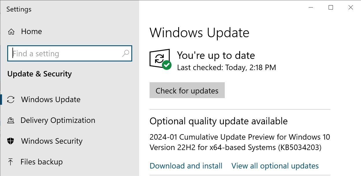 微软 Win10 正式版 Build 19045.3996（KB5034203）发布！