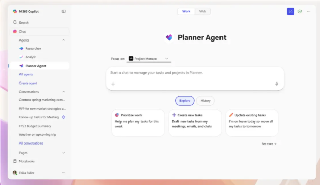 Microsoft 365 Copilot 迎来工作流升级！开放 Planner Agent
