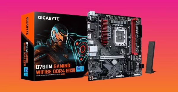技嘉推出 B760M GAMING DDR4 主板，新增 PCIe5.0 显卡插槽